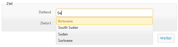 Autocompletefelder